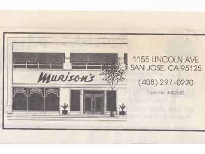 Murison's old business card